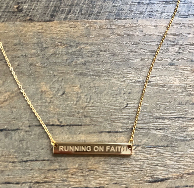 Running On Faith Necklace
