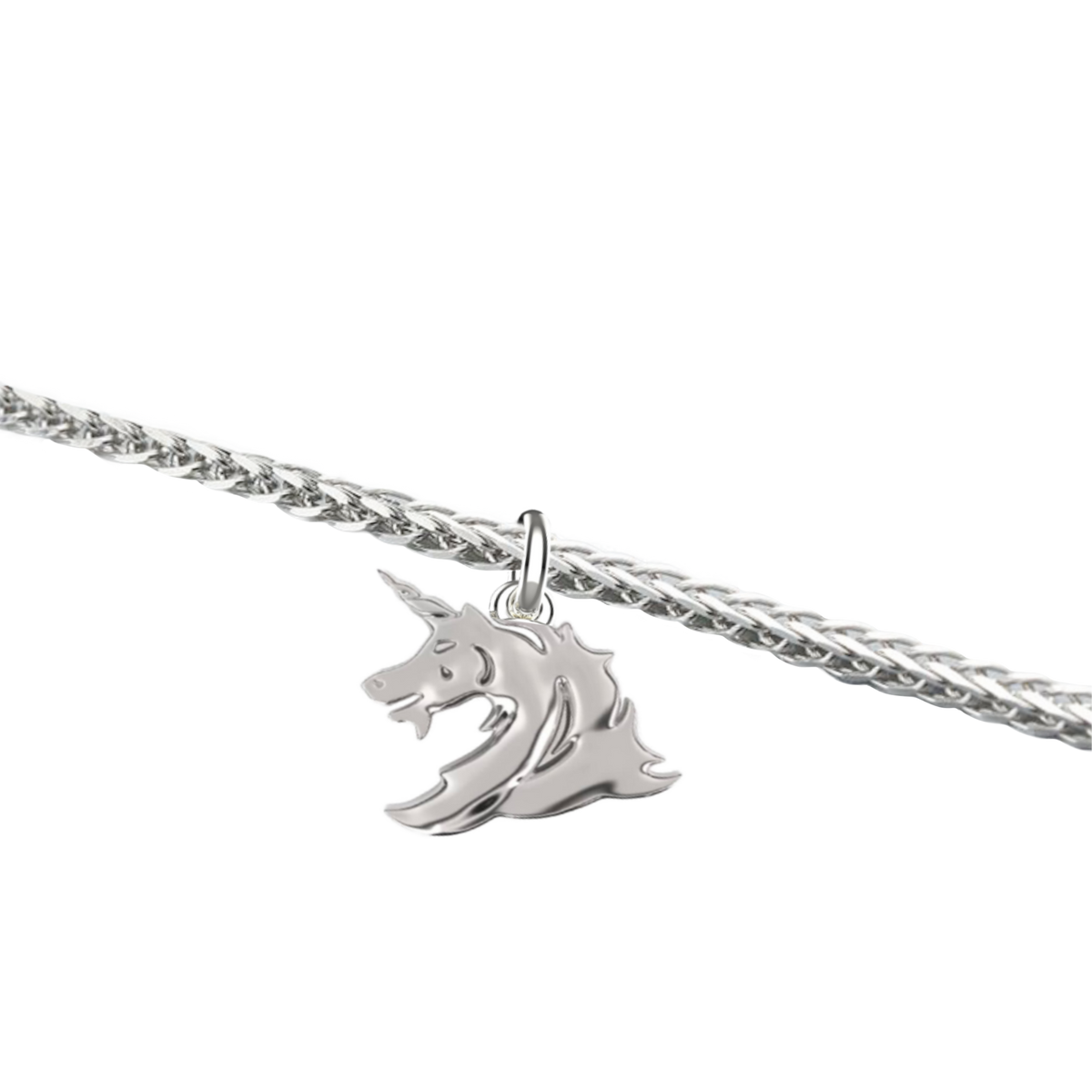 Unicorn Pendant Necklace (SILVER)