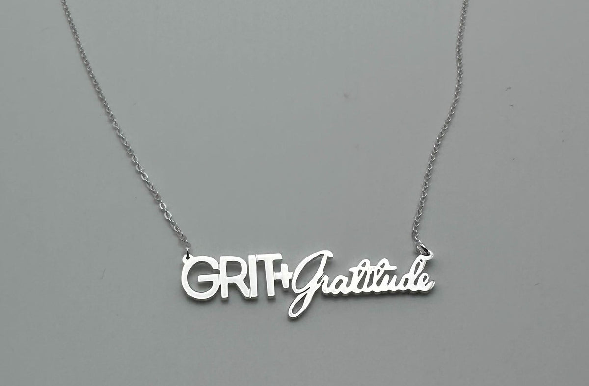 GRIT+Gratitude Necklace