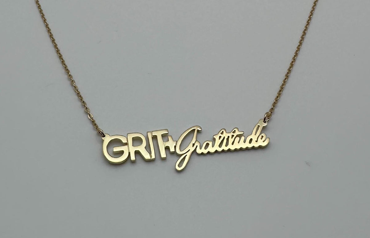 GRIT+Gratitude Necklace